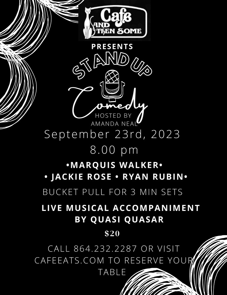 Monochrome Stand Up Comedy Show Flyer - 1